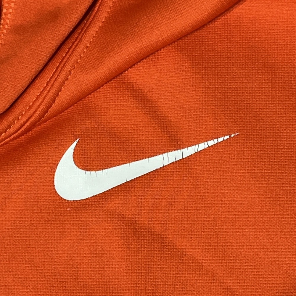 Nike Therma-Fit Men's Orange Pullover Hoodie Sweatshirt Size M Athletic Pockets - Picture 10 of 16